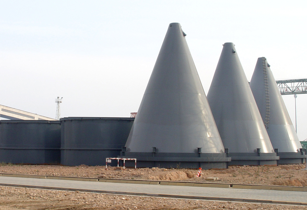 Huangdao power plant steel coal scuttle
