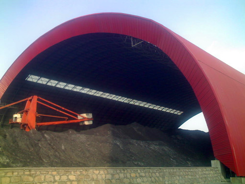 電廠干煤棚網(wǎng)架工程