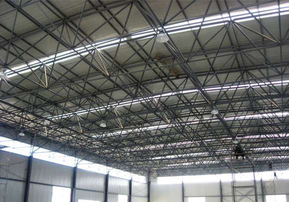 網(wǎng)架結構施工時吊頂荷載的加荷原則